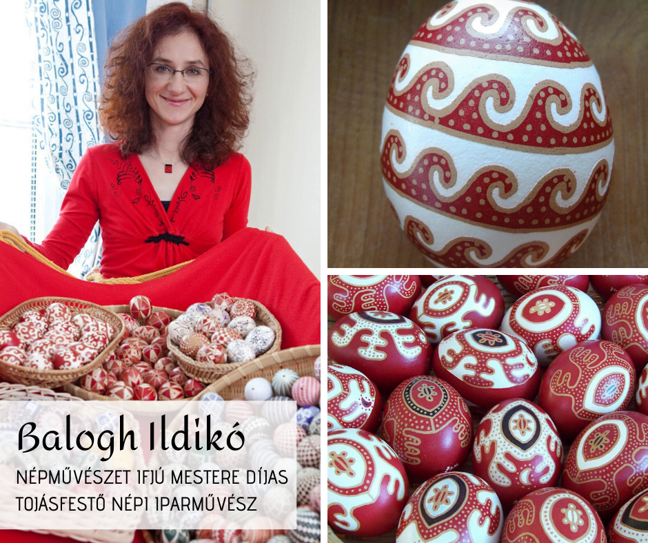 Balogh Ildikó Népművészet Ifjú Mestere díjas tojásfestő, Népi Iparművész