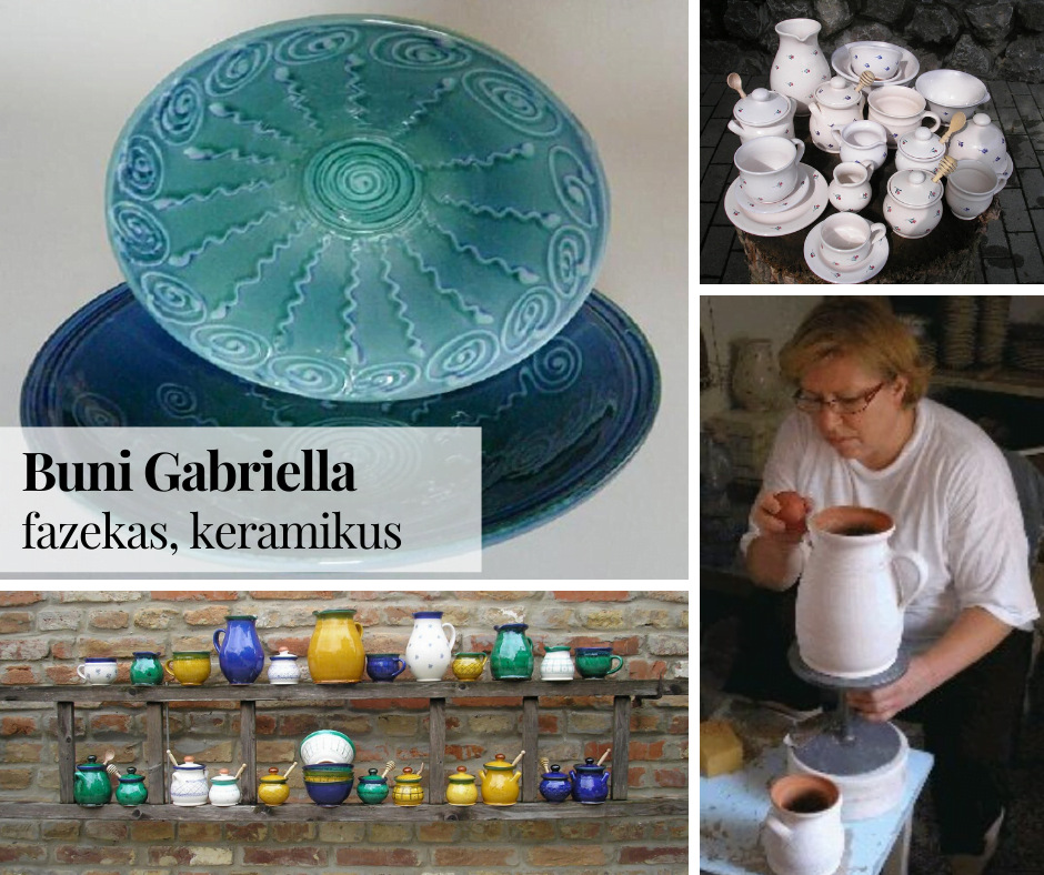 Buni Gabriella fazekas, keramikus