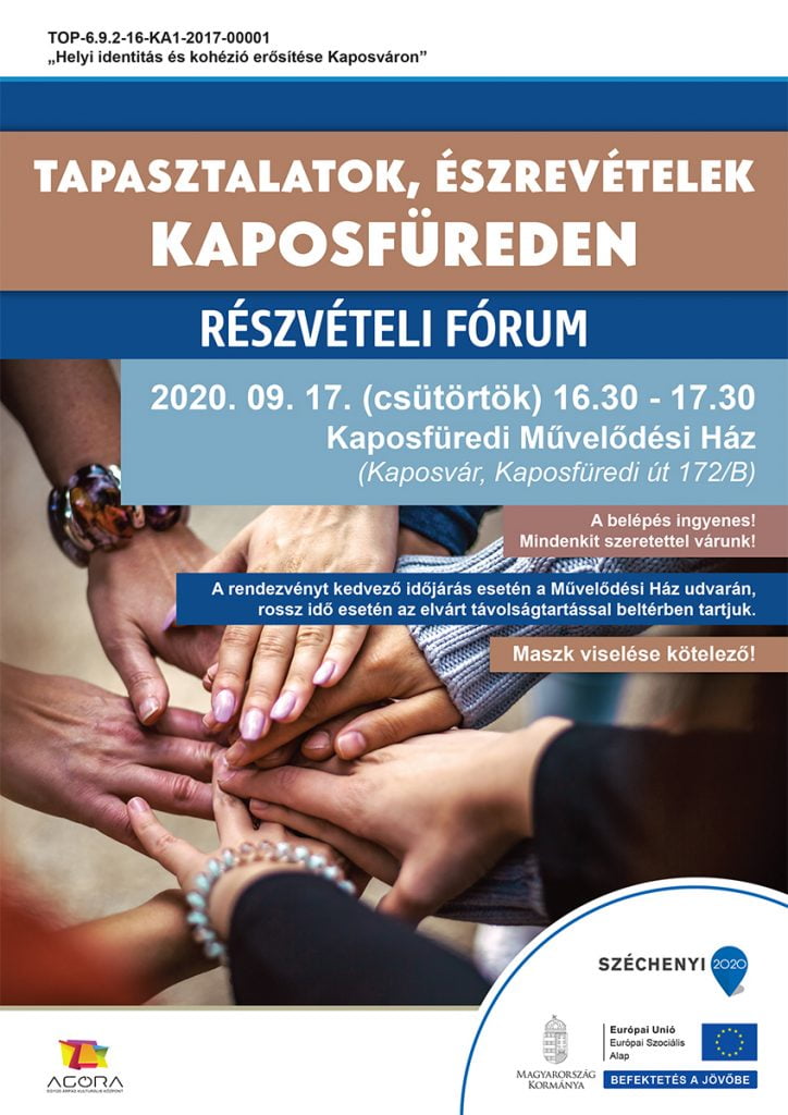Tapasztalatok, észrevételek Kaposfüreden - Részvételi fórum