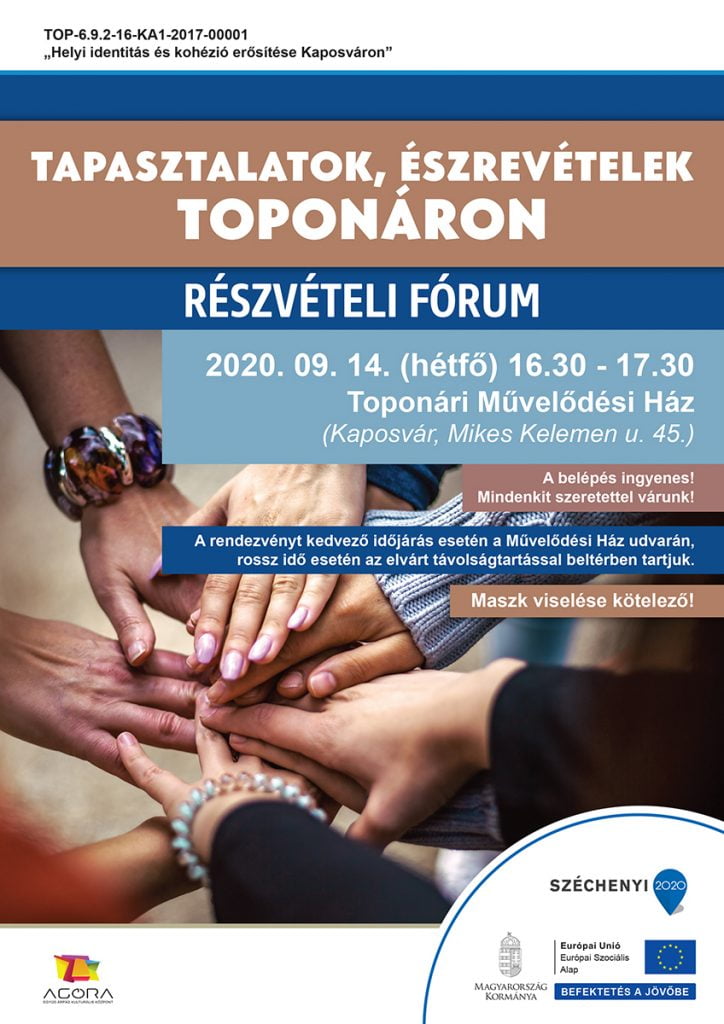 Tapasztalatok, észrevételek Toponáron - Részvételi fórum