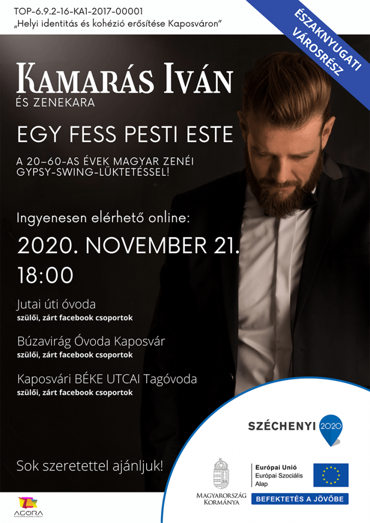 Egy fess pesti este - online koncert - Északnyugati városrész