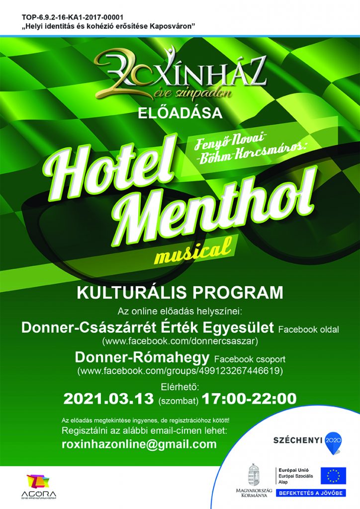 Hotel Menthol - online előadás