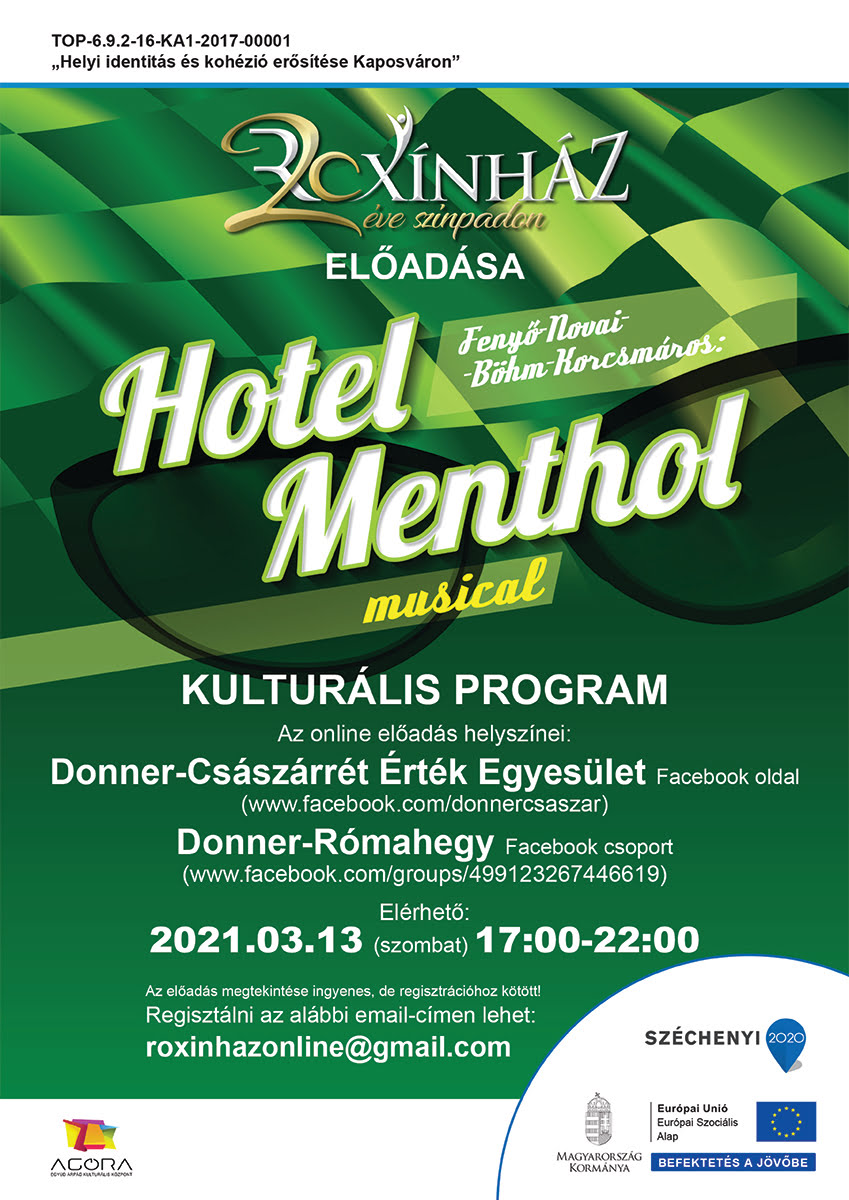Hotel Menthol - online előadás