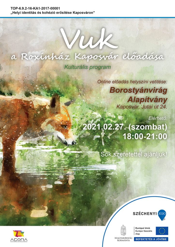 Vuk - a Roxínház Kaposvár előadása (online)