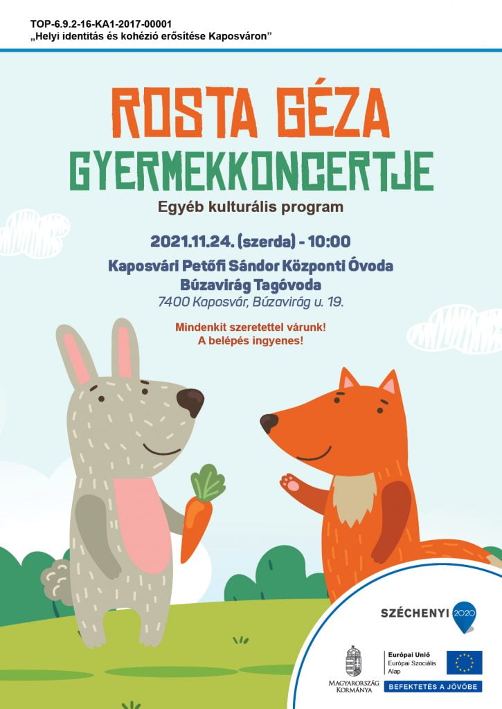 Rosta Géza gyremekkoncertje