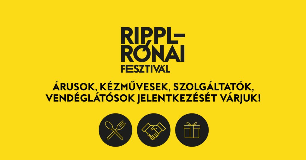 PÁLYÁZATI FELHÍVÁS Rippl-Rónai Fesztivál 2023 vásári részvételre