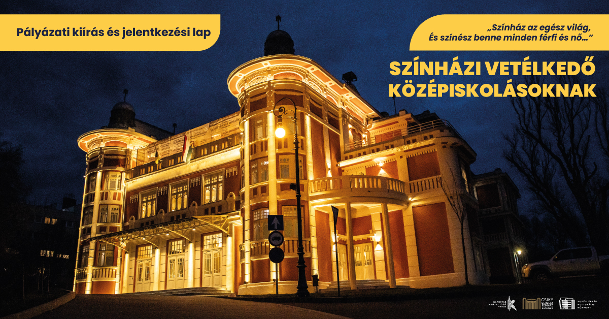 Jubileumi színházi vetélkedő a Csiky 70 jegyében
